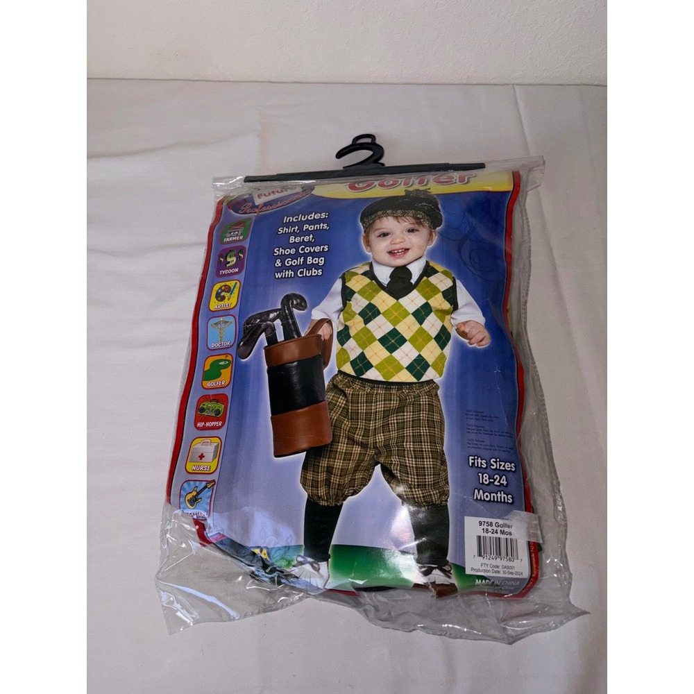 Toddler golfer golf costume 18 - 24 months new in‎ bag - Picture 6 of 7